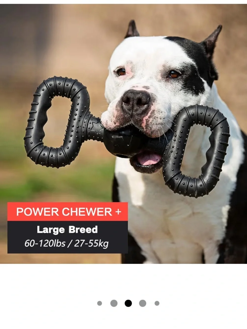 Dog toy Durable Rubber Play Pull